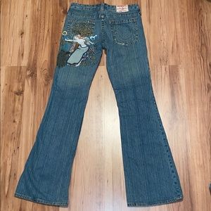True Religion Lady Godiva jeans. Bobby cut Size 27